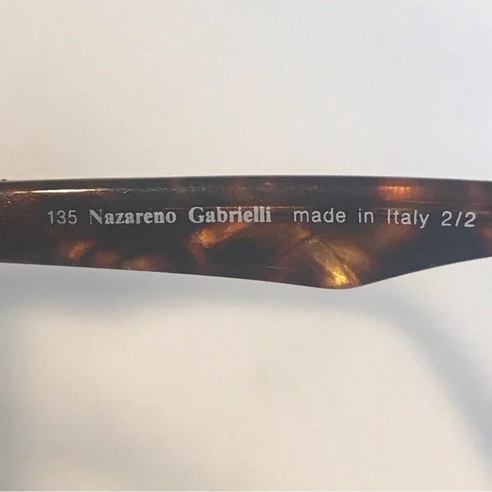 Nazareno Gabrielli Elegant Mask Vintage Luxury Sunglasses